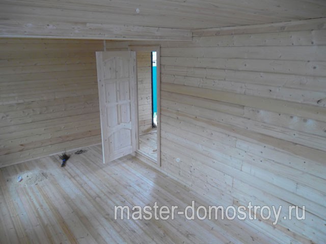 внутренние помещения в деревянном доме
